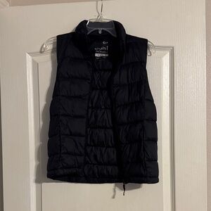 Women's Black Puffer Vest